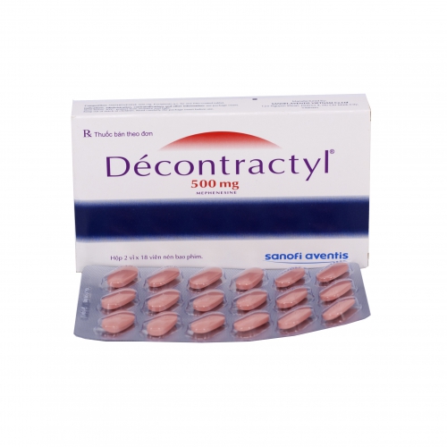 thuốc decontractyl 500 mg