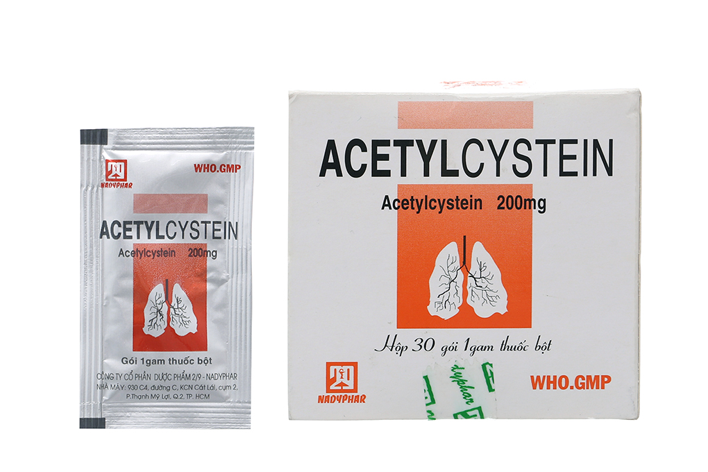 Thuốc n-acetylcystein điều trị long đờm và một số bệnh khác